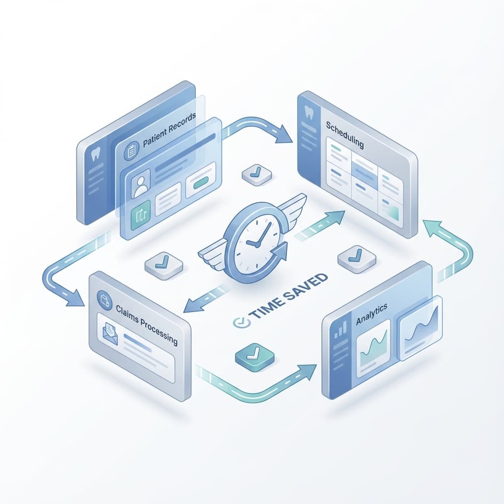 Illustration efficacité administrative et gain de temps